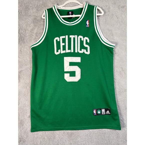 NBA Adidas Boston Celtics Kevin Garnett #5 Jersey Mens 52 XXL Green Sporty READ - Picture 1 of 7